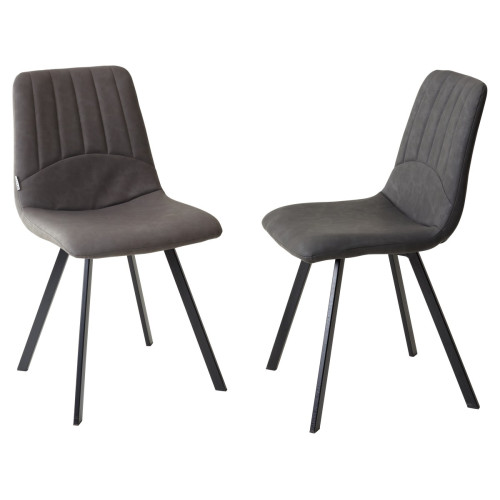 Стул ASHTON RU-08 антрацит/ черный каркас М-City