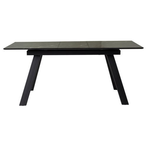 Стол Морис 140 ДАРК, стекло / черный каркас М-City