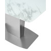 Стол CASTSTEEL 130 GLASS ПОД МРАМОР М-City