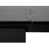 Стол ALTO 160 NERO KL-116 Черный мрамор матовый, итальянская керамика/ черный каркас М-City