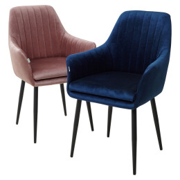 Стул Роден Blitz 08 Сиреневый, велюр / черный каркас M-City