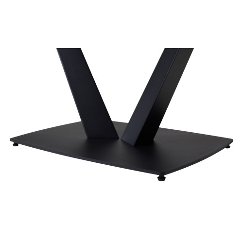 Стол ALATRI 120 MATT BLACK MARBLE SINTERED STONE / BLACK М-City