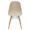 Стул BONNIE 292-DPP бежевый с деревянными ножками М-City
