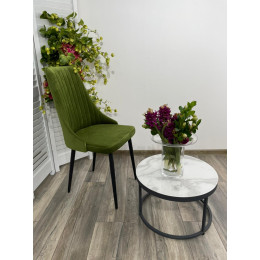 Стул Руссо Premier 17 Лайм, велюр / черный каркас M-City БЕЗ НДС