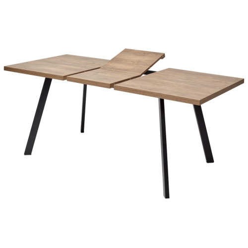 Стол BRICK M 140 Дуб Канзас/ Черный М-City