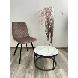 Стул DAIQUIRI BLUVEL-38 LATTE, велюр М-City
