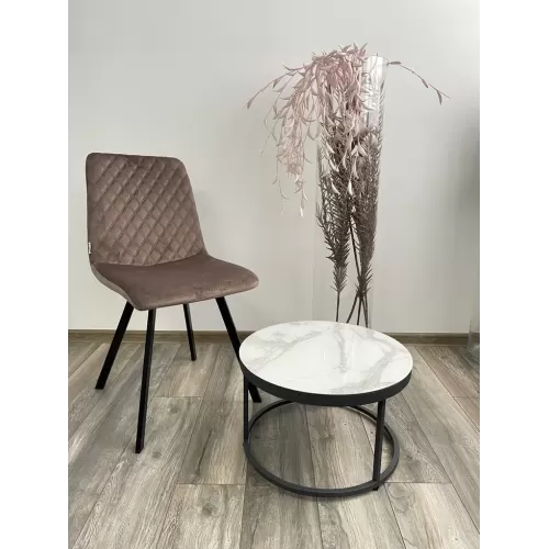 Стул DAIQUIRI BLUVEL-38 LATTE, велюр М-City