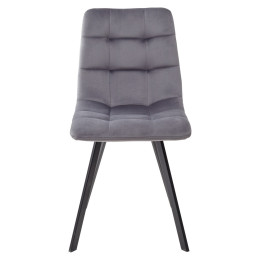 Стул CHILLI SQUARE BLUVEL-14 GREY, велюр М-City