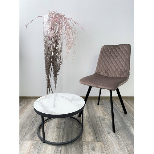 Стул DAIQUIRI BLUVEL-38 LATTE, велюр М-City