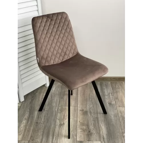 Стул DAIQUIRI BLUVEL-38 LATTE, велюр М-City