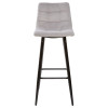 Барный стул LECCO UF910-02 LIGHT GREY, велюр М-City