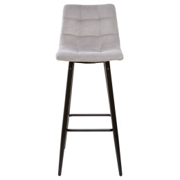Барный стул LECCO UF910-02 LIGHT GREY, велюр М-City