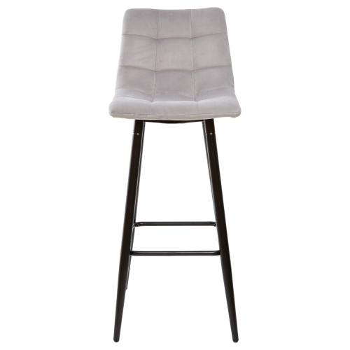 Барный стул LECCO UF910-02 LIGHT GREY, велюр М-City