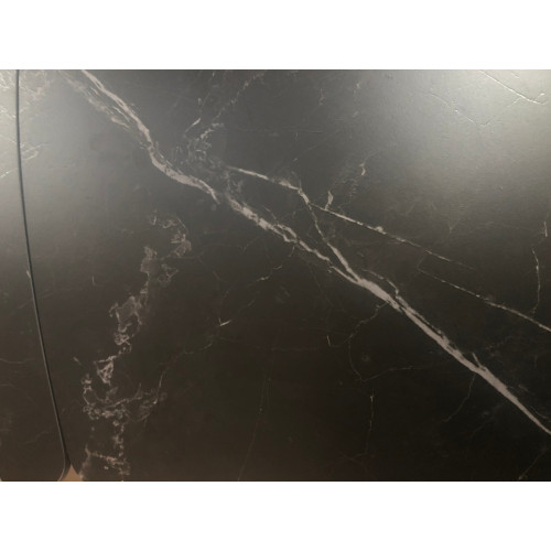 Стол ALATRI 120 MATT BLACK MARBLE SINTERED STONE / BLACK М-City