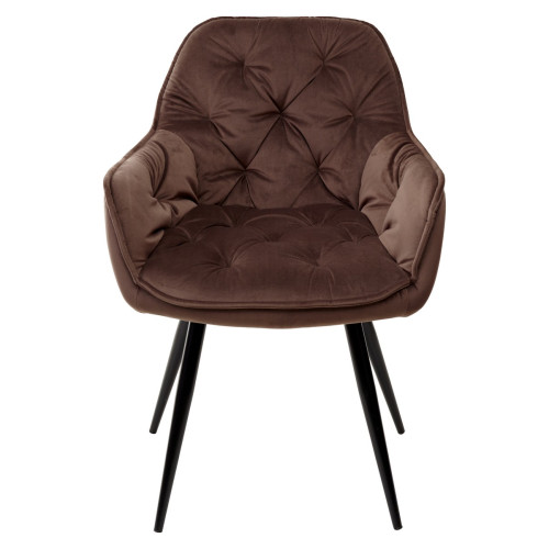 Стул HOLLA BLUVEL-38 LATTE, велюр M-City