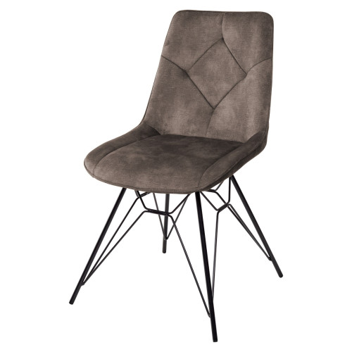 Стул MARBELLA PK6015-08 (VBP208) античный серо-бежевый, велюр М-City