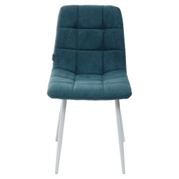 Стул CHILLI UF860-12B зеленый хром, ткань/ белый каркас М-City