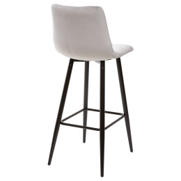 Барный стул LECCO UF910-02 LIGHT GREY, велюр М-City