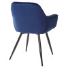 Стул MALTA BLUVEL-86 NAVY BLUE, велюр M-City