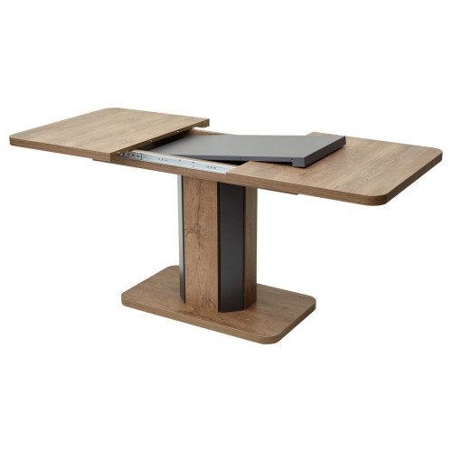 Стол STORK Дуб Канзас/ Графит 120 М-City