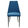 Стул NEPAL-P СИНИЙ ГЕКСАГОН, велюр 54/ 795/ черный каркас М-City