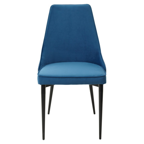 Стул NEPAL-P СИНИЙ ГЕКСАГОН, велюр 54/ 795/ черный каркас М-City