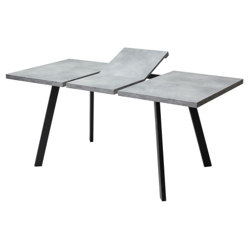 Стол BRICK M 120 Бетон Портленд/ Черный М-City
