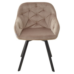Стул GALE BLUVEL-40 BEIGE поворот.360 град., велюр М-City