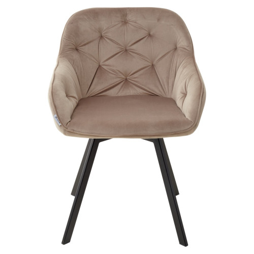 Стул GALE BLUVEL-40 BEIGE поворот.360 град., велюр М-City