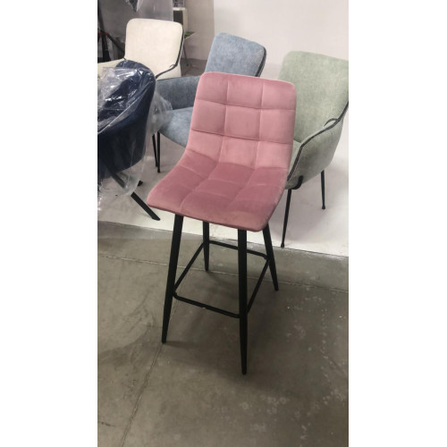 Барный стул LECCO UF910-07 PINK, велюр М-City