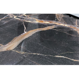 Журнальный столик Эрвин (комплект) МЕЙДЖИК, стекло/ черный каркас, M-city