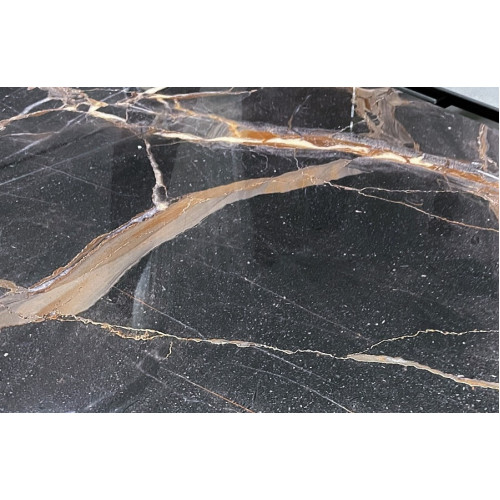 Журнальный столик Эрвин (комплект) МЕЙДЖИК, стекло/ черный каркас, M-city