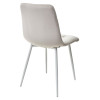 Стул CHILLI G108-06 серебристо-серый/ белый каркас, велюр М-City