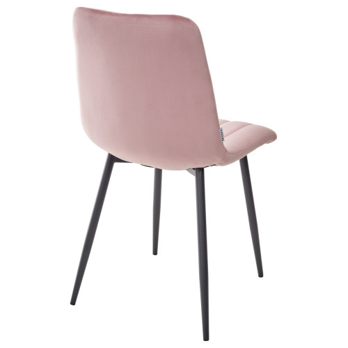 Стул DUBLIN G108-15 пепел розы, велюр / темно-серый каркас М-City