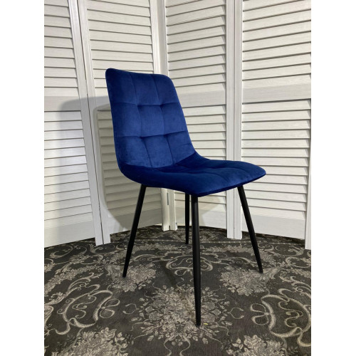 Стул BARI G062-49 СИНИЙ, велюр М-City