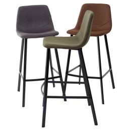 Барный стул HAMILTON бутылочный, микрофибра MF-09 М-City