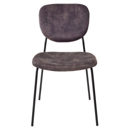 Стул CONVERS античный серый, велюр M-City
