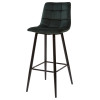 Барный стул LECCO UF910-14 DARK GREEN, велюр М-City