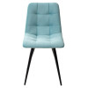 Стул CHILLI-Q аквамарин #H50, велюр / черный каркас М-City