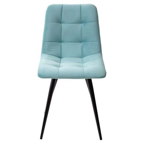 Стул CHILLI-Q аквамарин #H50, велюр / черный каркас М-City