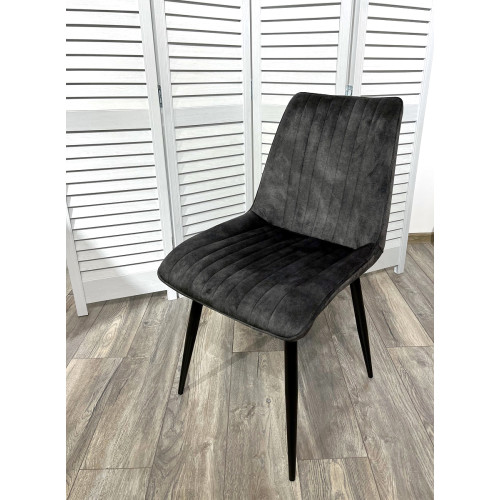 Стул REMI PK6015-01(VBP201) античный графит, велюр М-City