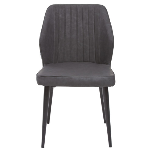 Стул SEATTLE RU-07 серая сталь, экокожа М-City