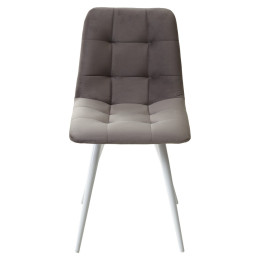 Стул CHILLI-Q графит #14, велюр / белый каркас М-City