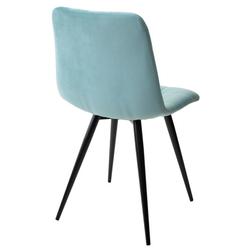 Стул CHILLI-Q аквамарин #H50, велюр / черный каркас М-City