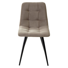 Стул CHILLI-Q латте #25, велюр / черный каркас М-City