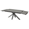 Стол ALTO 160 KL-136 Серый мрамор матовый, итальянская керамика/ GREY1 каркас М-City