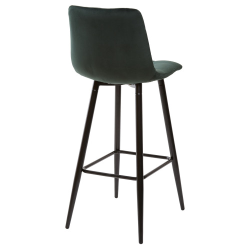 Барный стул LECCO UF910-14 DARK GREEN, велюр М-City