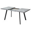 Стол BRICK M 120 Бетон Портленд/ Черный М-City