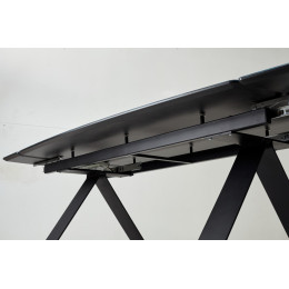 Стол Вильям 180 Аквамарин / графитовый каркас, М-City