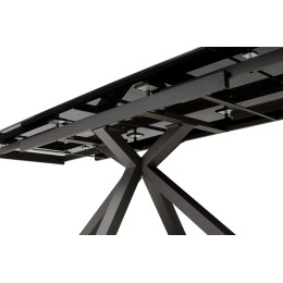 Стол ALTO 160 KL-136 Серый мрамор матовый, итальянская керамика/ GREY1 каркас М-City